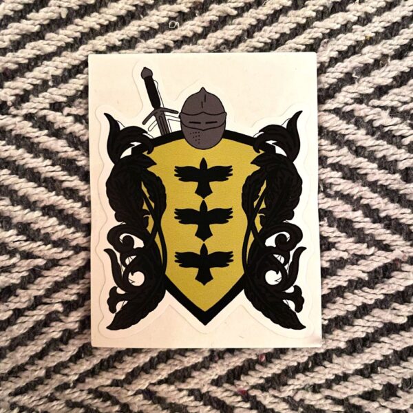 Knight Crest Sticker - Image 5