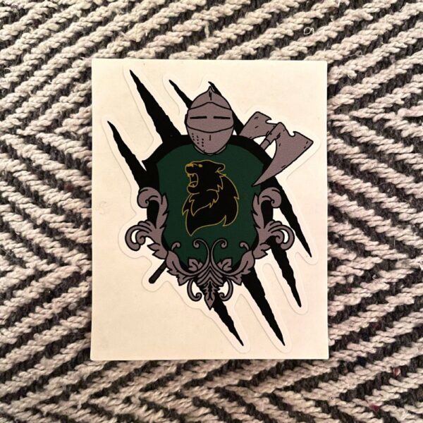 Knight Crest Sticker - Image 2