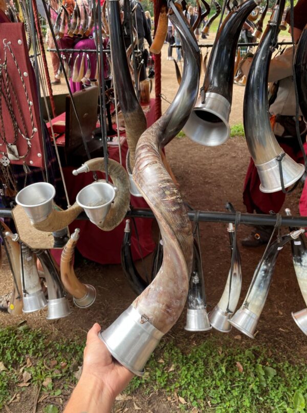 Combination Drinking & Blowing Horn - Kudu