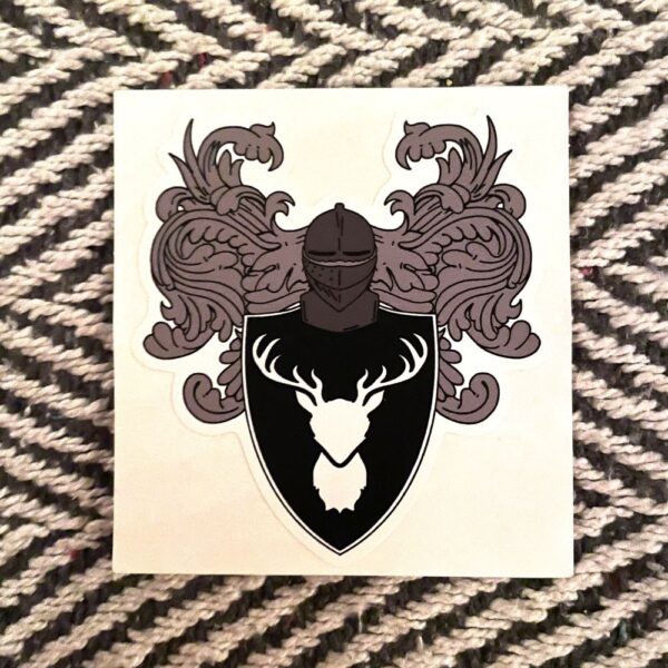 Knight Crest Sticker - Image 8