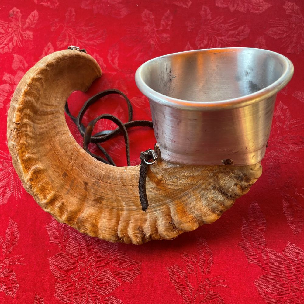 ram cup drinking horn