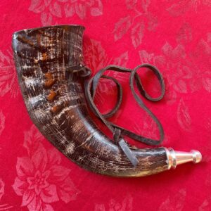 water buffalo combination drinking and blowing horn